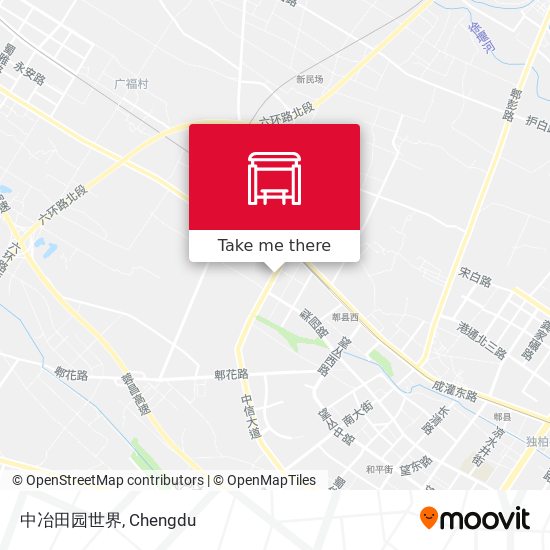 中冶田园世界 map