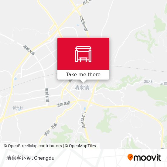 清泉客运站 map
