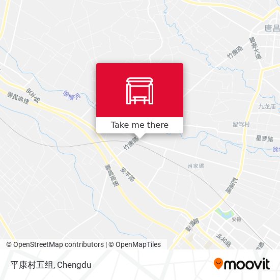 平康村五组 map