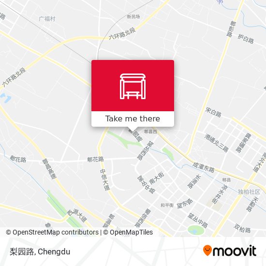梨园路 map