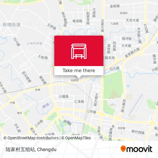 陆家村五组站 map