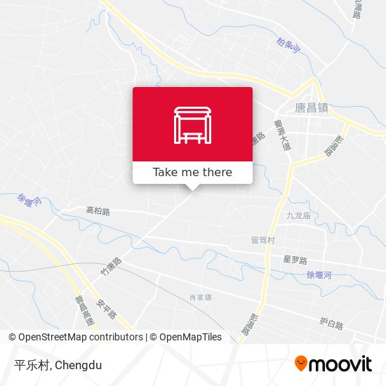 平乐村 map
