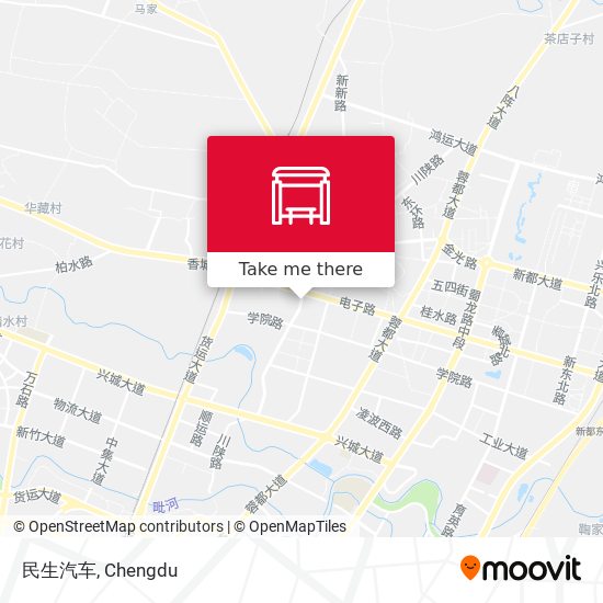 民生汽车 map