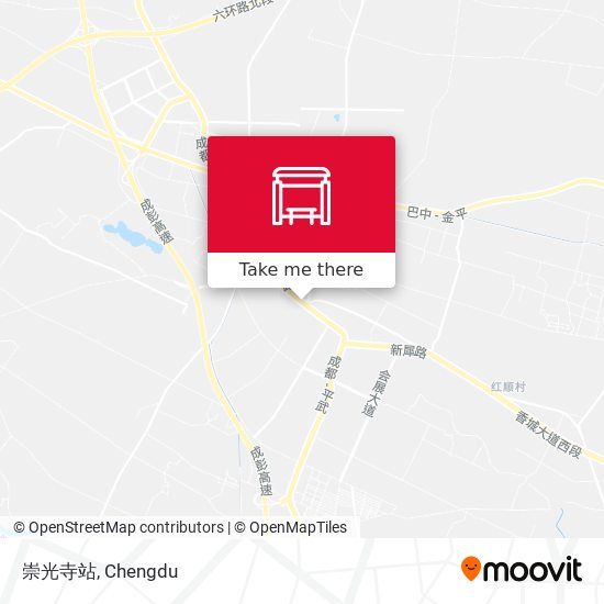 崇光寺站 map