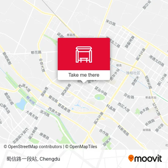 蜀信路一段站 map