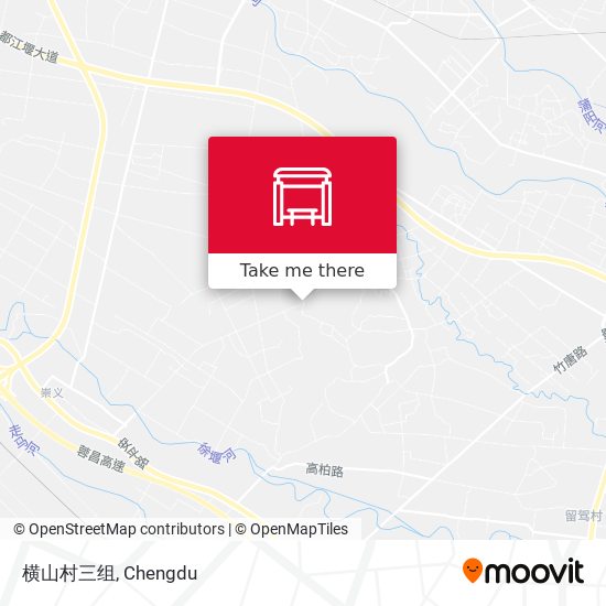 横山村三组 map