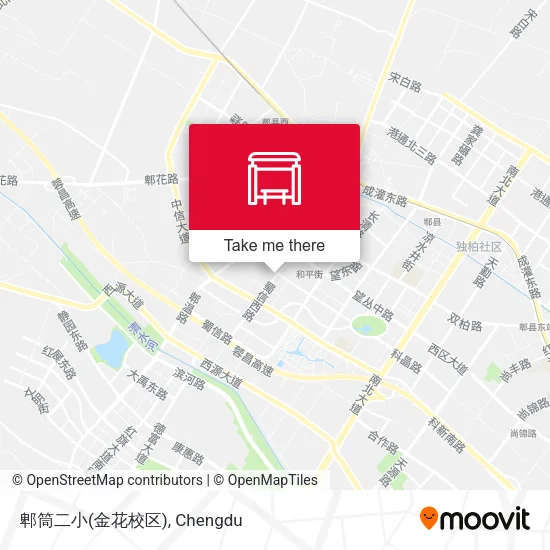 郫筒二小(金花校区) map