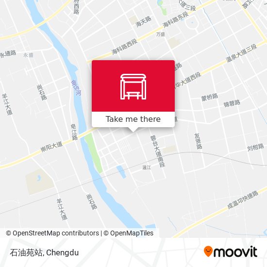 石油苑站 map
