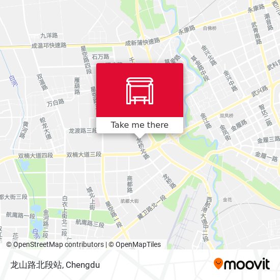 龙山路北段站 map