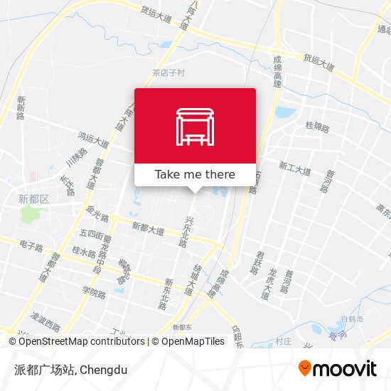 派都广场站 map
