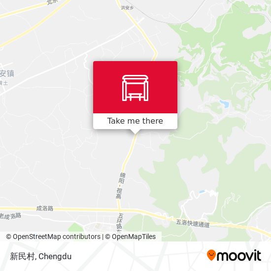 新民村 map