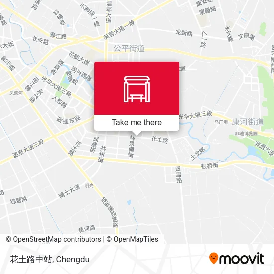 花土路中站 map