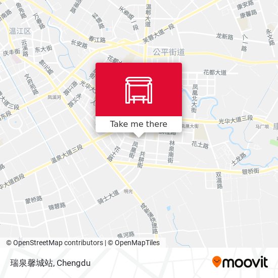 瑞泉馨城站 map