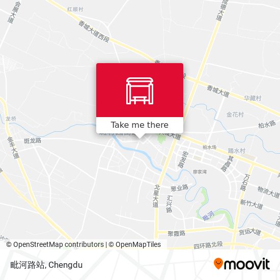 毗河路站 map