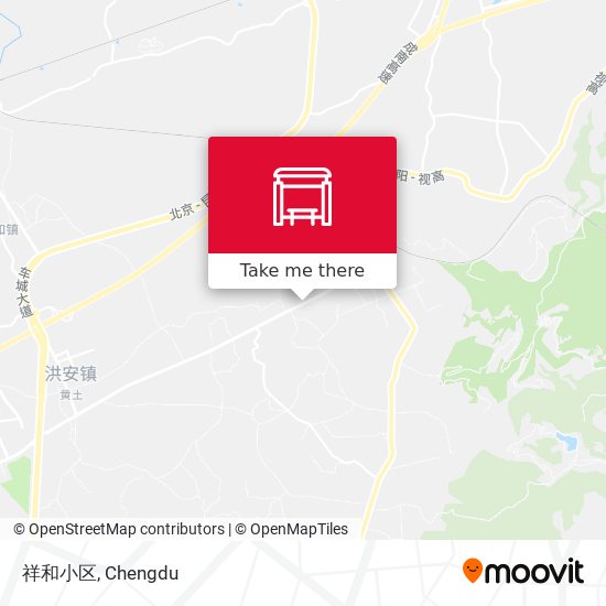 祥和小区 map