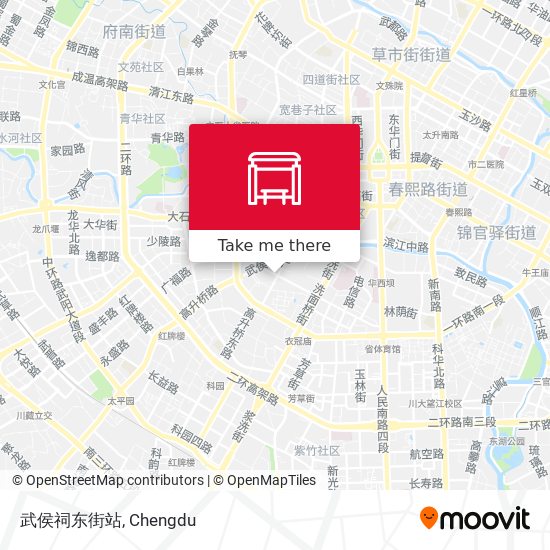 武侯祠东街站 map