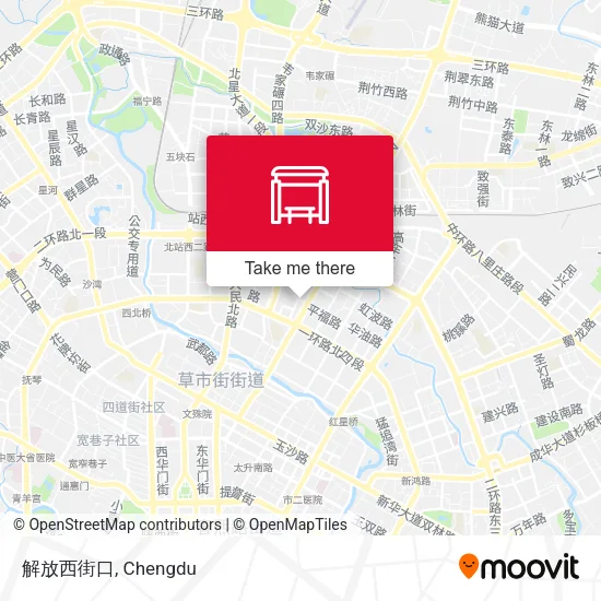 解放西街口 map