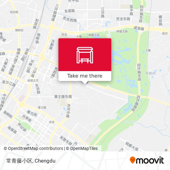 常青藤小区 map