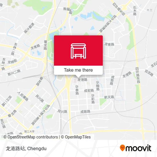 龙港路站 map