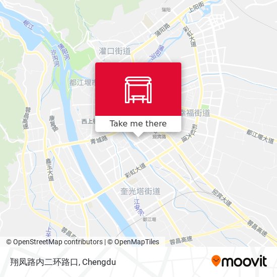 翔凤路内二环路口 map