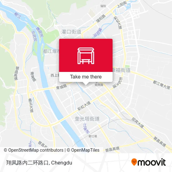翔凤路内二环路口 map