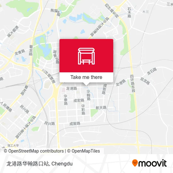 龙港路华翰路口站 map