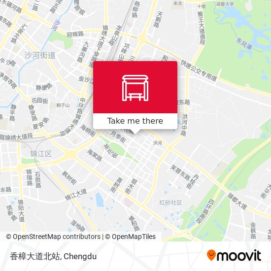 香樟大道北站 map