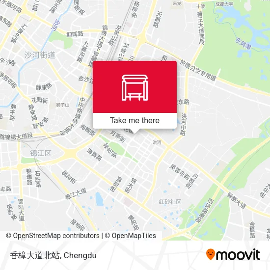 香樟大道北站 map
