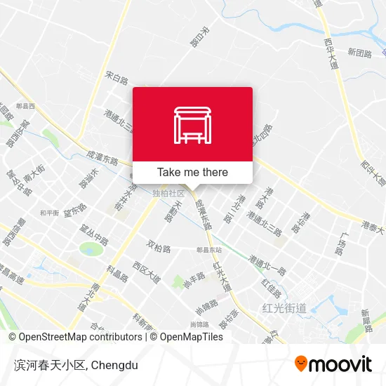 滨河春天小区 map