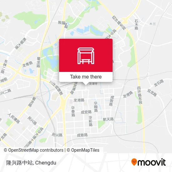 隆兴路中站 map