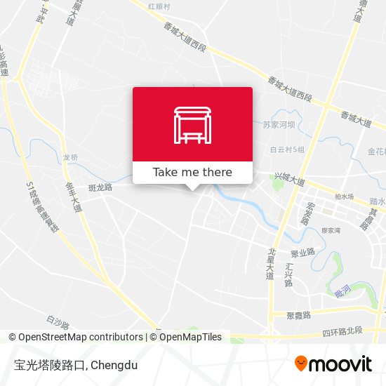 宝光塔陵路口 map