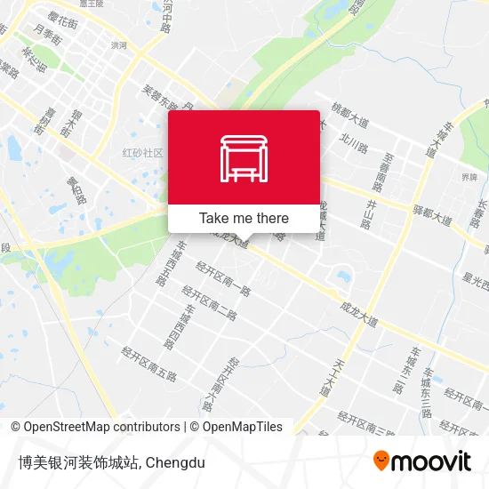 博美银河装饰城站 map