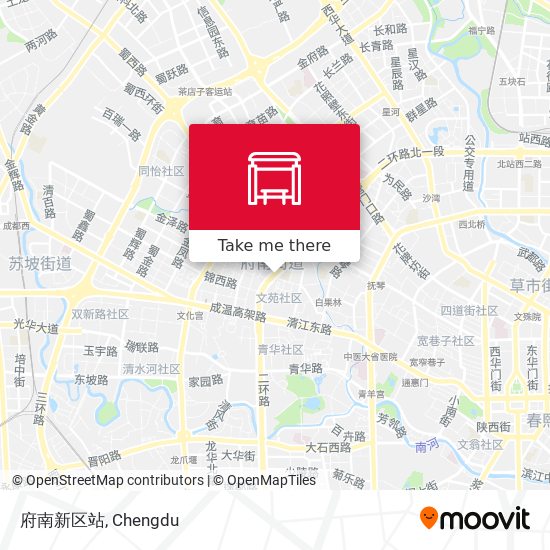 府南新区站 map