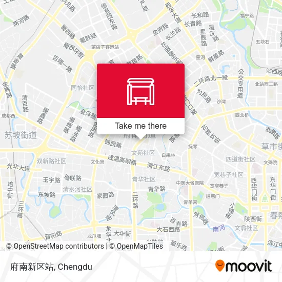 府南新区站 map