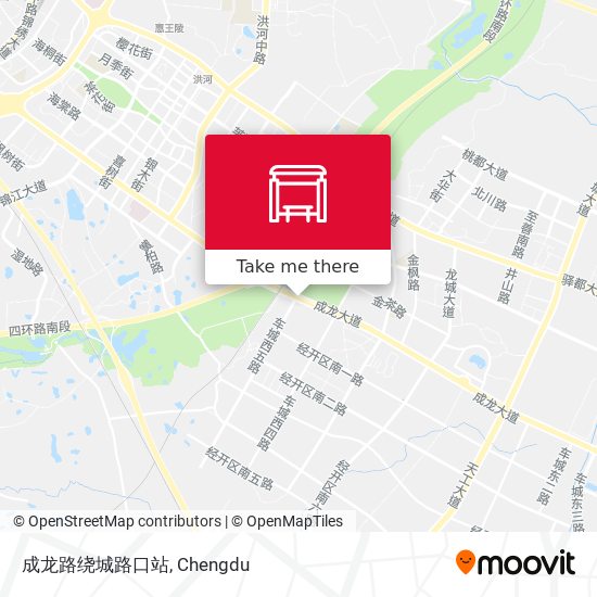 成龙路绕城路口站 map