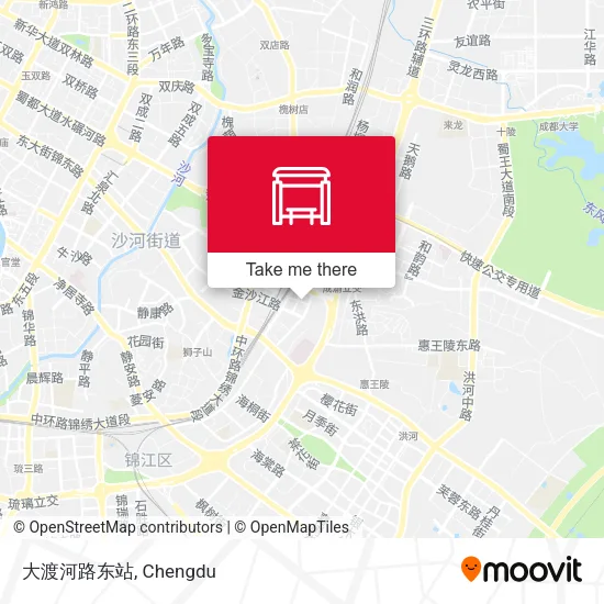 大渡河路东站 map