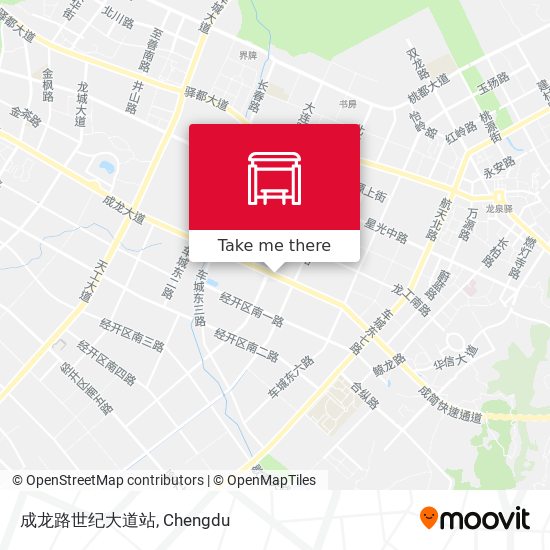 成龙路世纪大道站 map