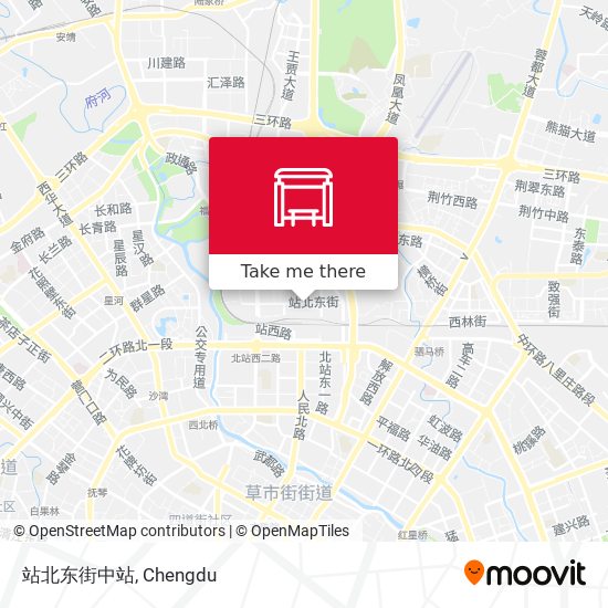 站北东街中站 map
