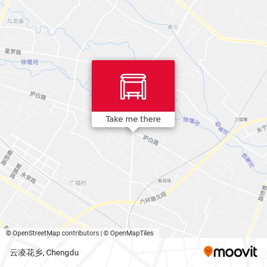 云凌花乡 map