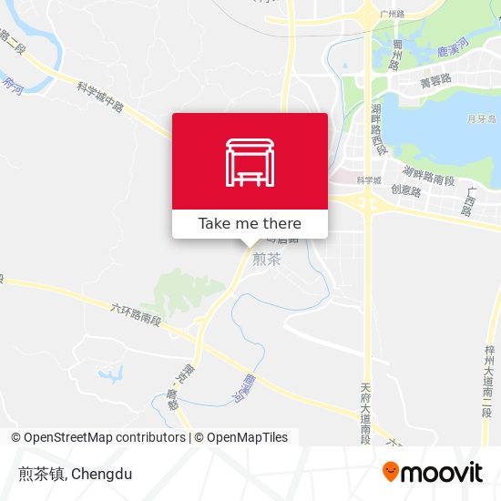 煎茶镇 map