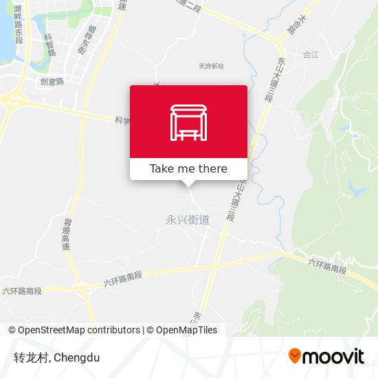 转龙村 map
