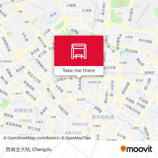 西南交大站 map