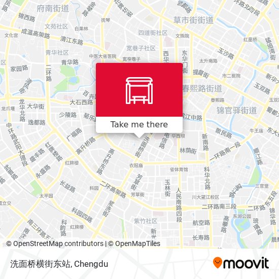 洗面桥横街东站 map