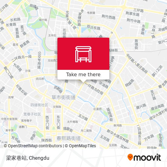梁家巷站 map