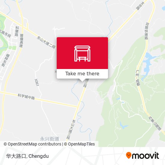 华大路口 map
