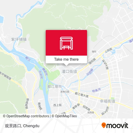 观景路口 map