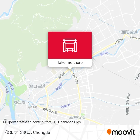 蒲阳大道路口 map