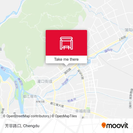 芳菲路口 map