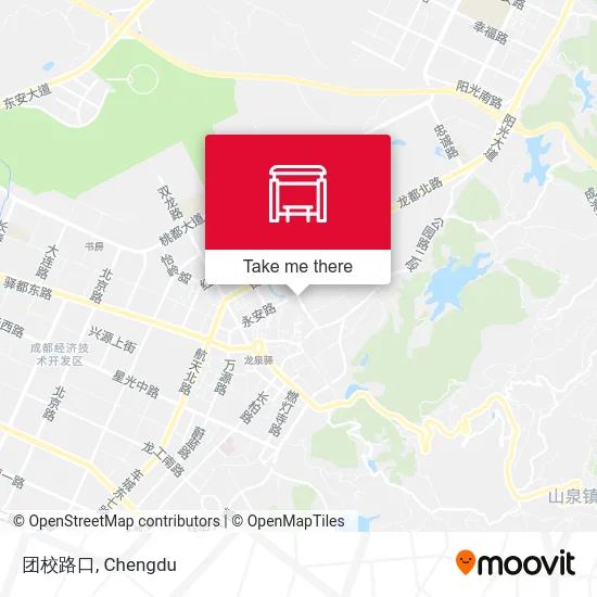 团校路口 map