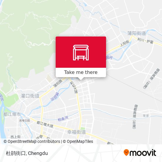 杜鹃街口 map